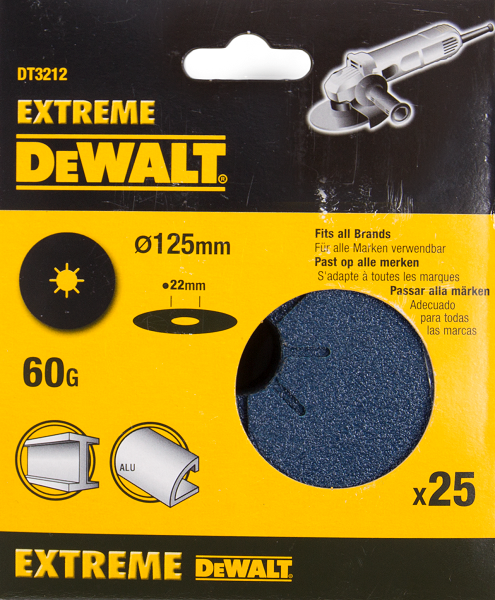 DEWALT Slibeskive Ø125mm K60 