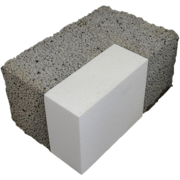 Gammelrand Leca termhjørne - 390x190x250mm