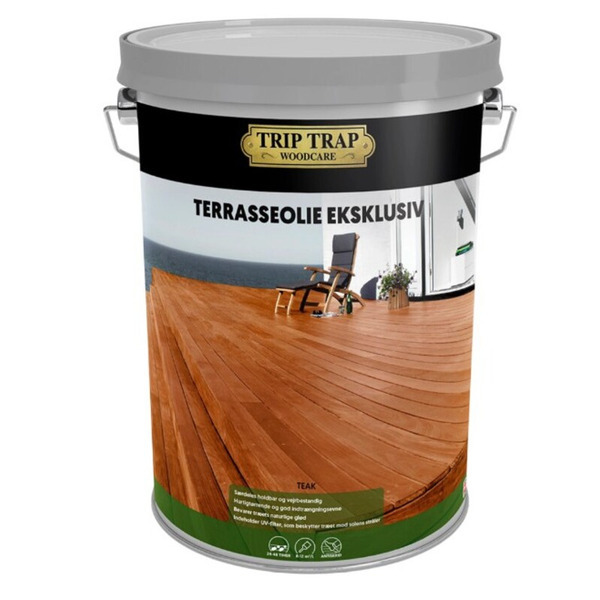 Trip Trap Terrasseolie Eksklusiv Teak - 5L