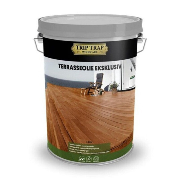 Trip Trap Terrasseolie Eksklusiv Lærk - 5L