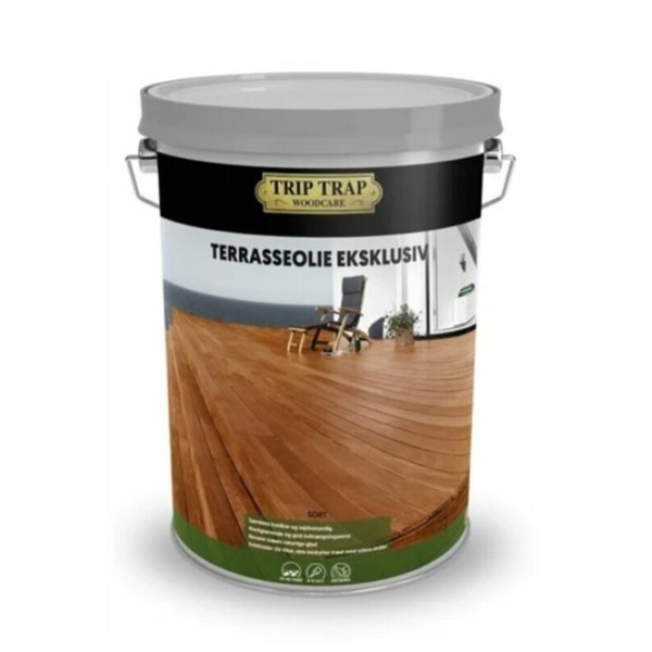 Trip Trap Terrasseolie Eksklusiv Sort - 5L
