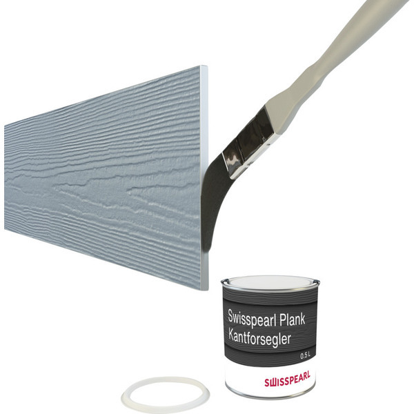 Swisspearl Plank Kantforsegler Sort - 0,5l