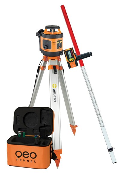 GeoFennel rotationslaser FL 190 A komplet