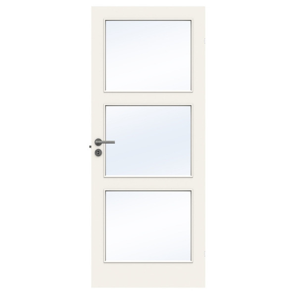 Swedoor 40mm Stable - Glas Hvid - GW3 M8x21 - 725x2040mm