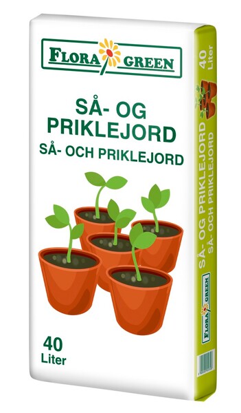 Flora Green 	Så og Priklejord - 40L