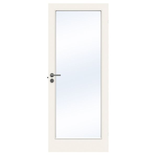 Swedoor 40mm Stable - Glas Hvid - GW1 M9x21 - 825x2040mm