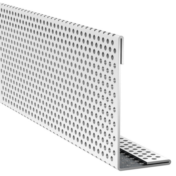 Hardie Ventilationsprofil Hvid Top - 0,6x3000mm