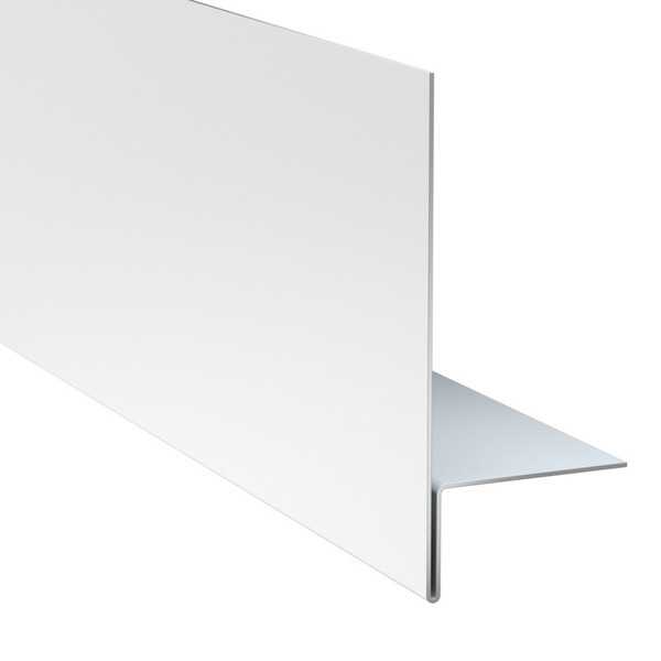 Hardie Lysningsprofil Lodret ALU Hvid 0,8x3000MM