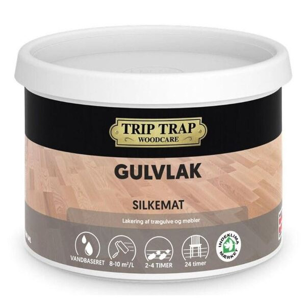 Trip Trap Gulvlak Silkemat - 0,38L
