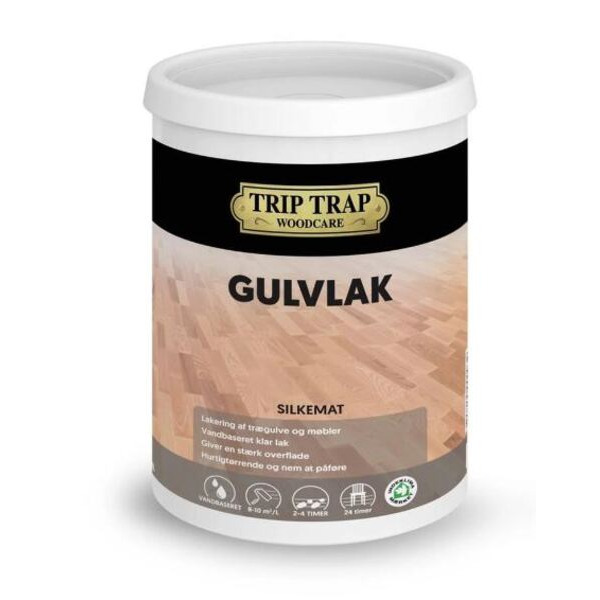 Trip Trap Gulvlak Silkemat - 0,75L