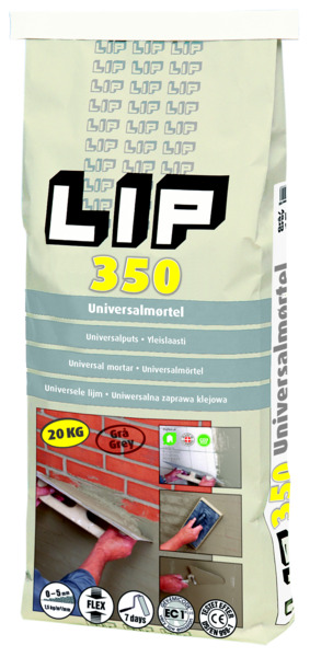 LIP 350 universalmørtel grå 20kg