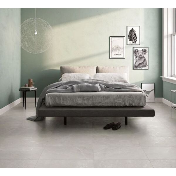 Scandinova Imola Blue Savoy Gulv White - 60x60cm