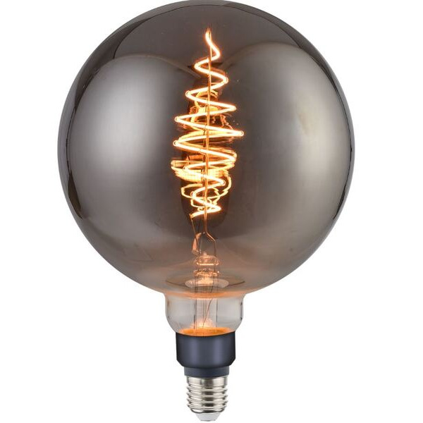 Nordlux Pære G200 E27 LED Røgfarvet