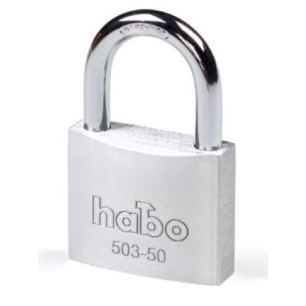 Habo Hængelås Aluminium - 50mm
