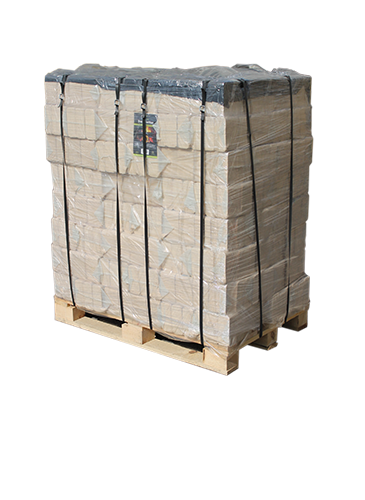 Klassiske Træbriketter På Palle - 10kg pr. pakke