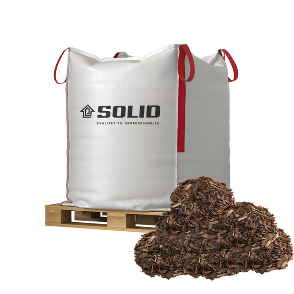 SOLID Barkflis i Bigbag Fri Fragt - 1000L 