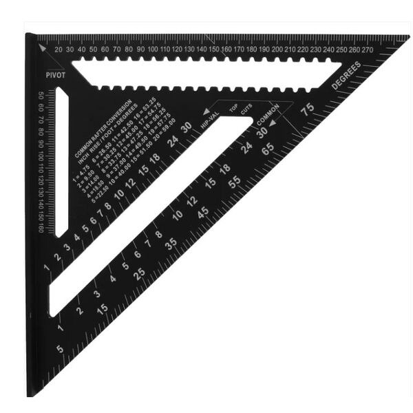 Tecos Tømrervinkel Alu - 300mm