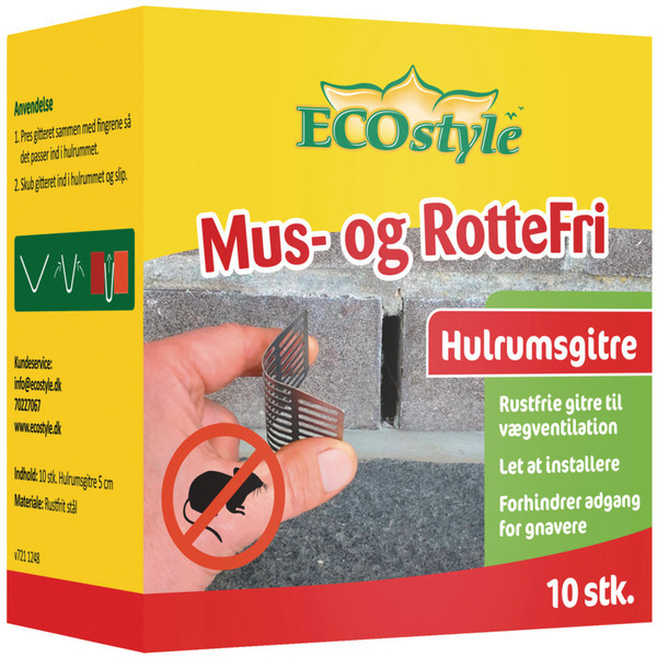 ECOstyle Mus & Rotte Hulrumsgitre - 10pk