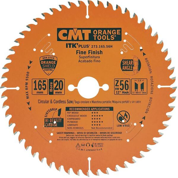 CMT Klinge Z56W - 165x1,7x20mm