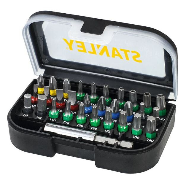 Stanley Tilbehørssæt Bits 31 Dele