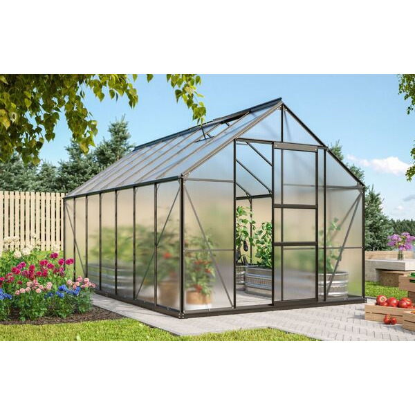 Vitavia Merkur 11500 Polycarbonat - 11.5 m² Sort Drivhus