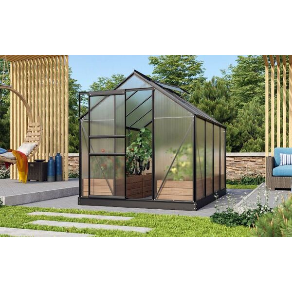 Vitavia Venus 5000 Poly Sort - 5 m² Drivhus 