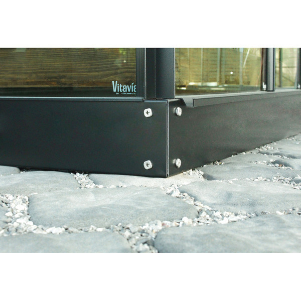 Vitavia Stålsokkel 6200 Sort 125mm