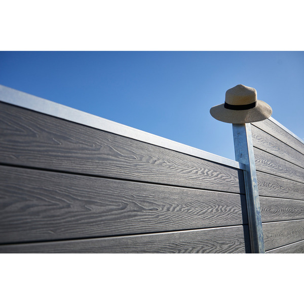  Wimex komposithegn - 90cm Glyngøre Classic hegnsfag - Grå Inkl. Tilbehør