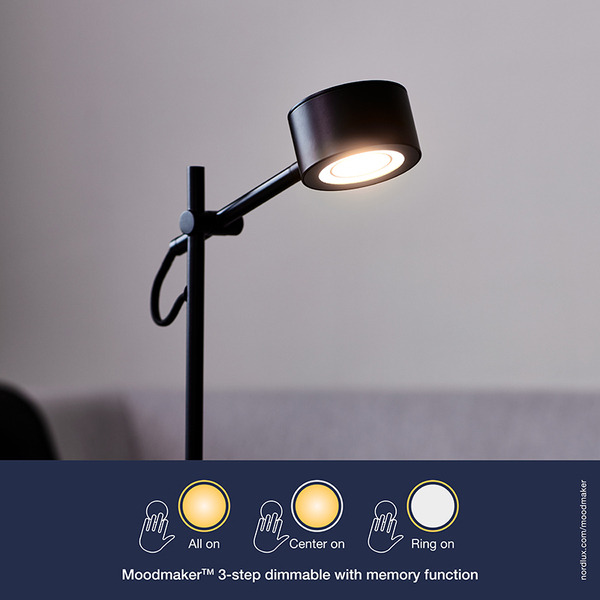 Nordlux Clyde Bordlampe Sort