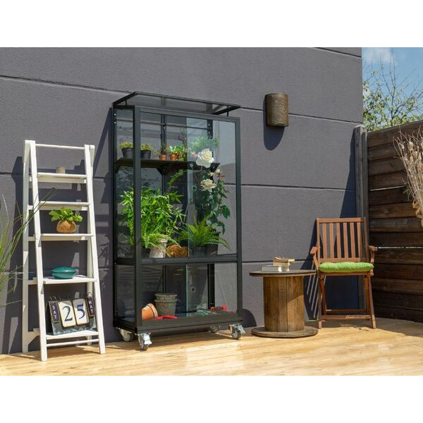 Vitavia Urban - Lille Drivhus På Hjul - Sort 