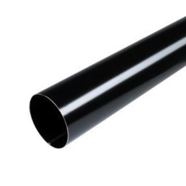 Plastmo Nedløbsrør - Sort - Ø75mm - 3 meter