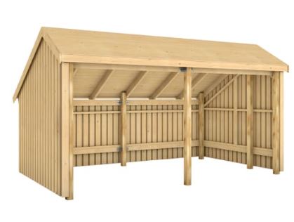 Plus Multi Havehus 2 Moduler Åben - 10,5 m²