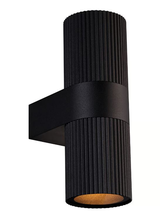 Nordlux Kyklop Ripple Væglampe Sort