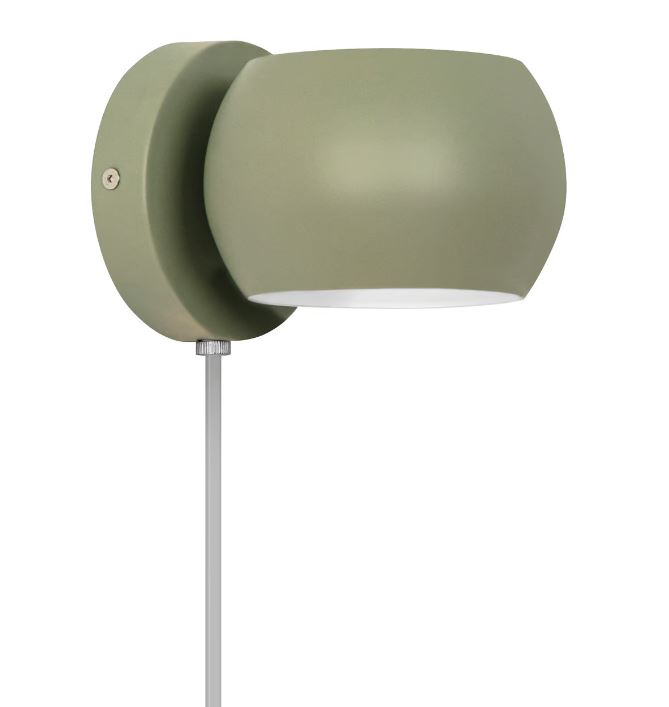 Nordlux  Væglampe Belir Mini E14 Støvet Grøn