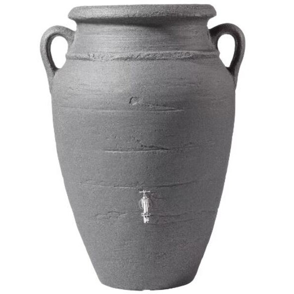Antique Regnvandsbeholder Mørk Granit - 360L