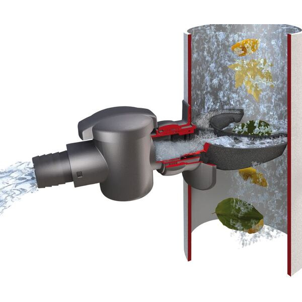 Speedy Nedløbsventil Til 70-100mm Nedløbsrør