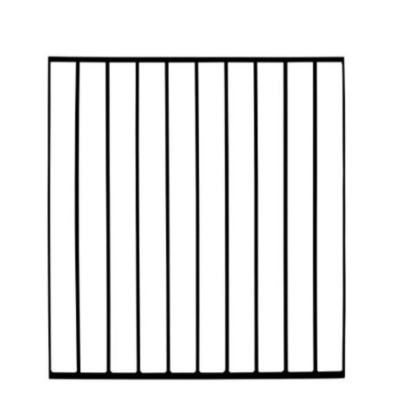 Plus Basic Gelændersystem Sort - 3x90x98cm