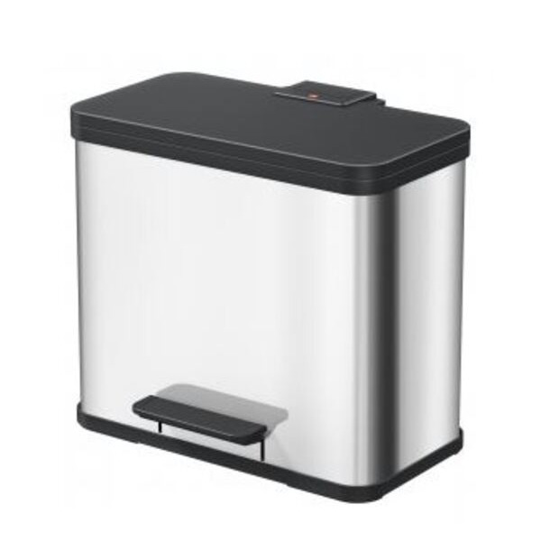 Hailo Pedelspand Øko Trio Plus 3x9 Rustfritstål