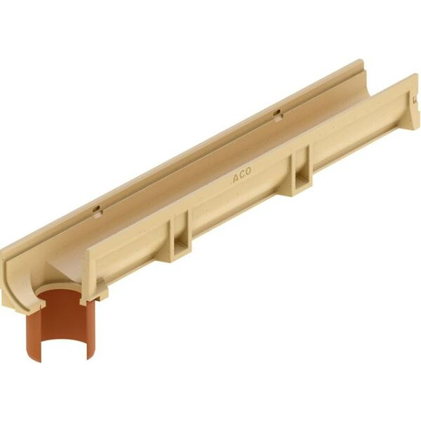 Plastmo Linjedræn m. udløb 1m - ACO Euroline 2.0