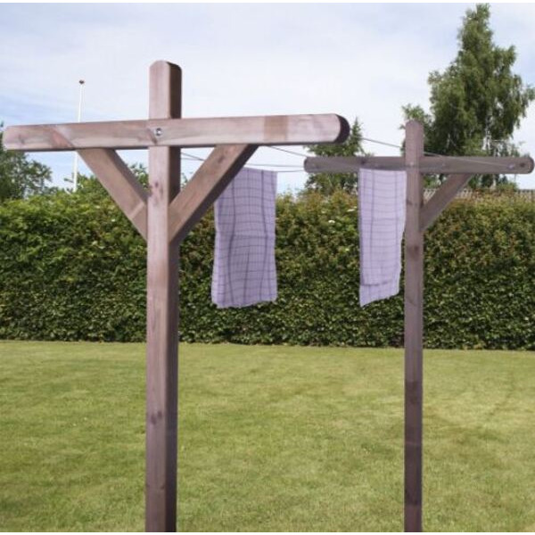 NSH Tørrestativ Trykimprægneret natur