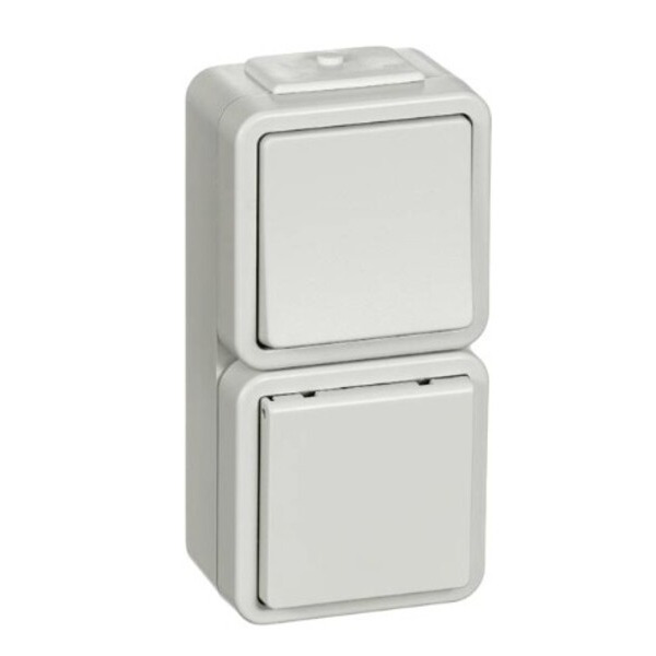 LK OPUS® 73 indsats inkl. Stikkontakt - 2 Pol