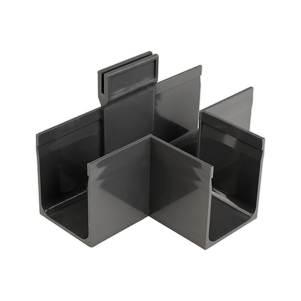 Plastmo Linjedræn T-Stykke Uden rist - Slimline 11,8x10,3x18cm