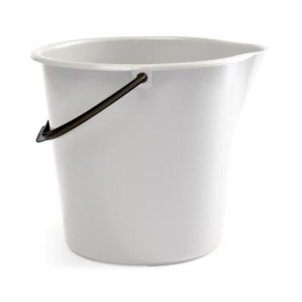 GF Spand Hvid Med Sort Hank - 10L