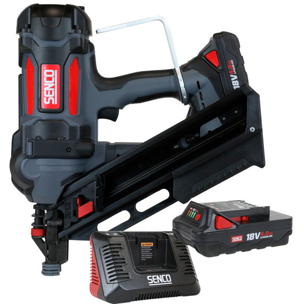 Expandet Senco Sømpistol F40XP 100mm + 2x4,0Ah Batterier