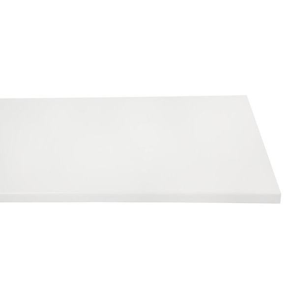 Wallmann Laminatbordplade 28mm Hvid - 61x300cm