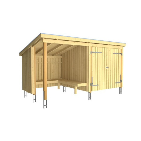 Nordic Bålhytte/Havehus 9,5 m² - Type 1C