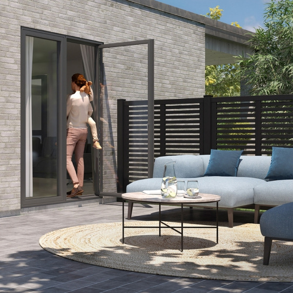 Plus Harmoni Hegn - 120x140cm Lamelhegn