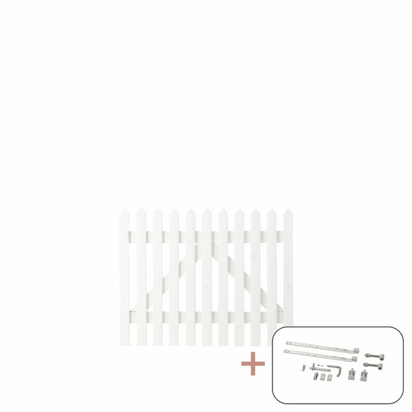 Skagen Lux - Stakit Hegn - Enkeltlåge - 100×80 cm