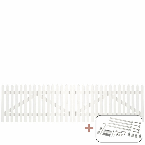 Skagen Lux - Stakit Hegn - Dobbeltlåge - 300×80 cm