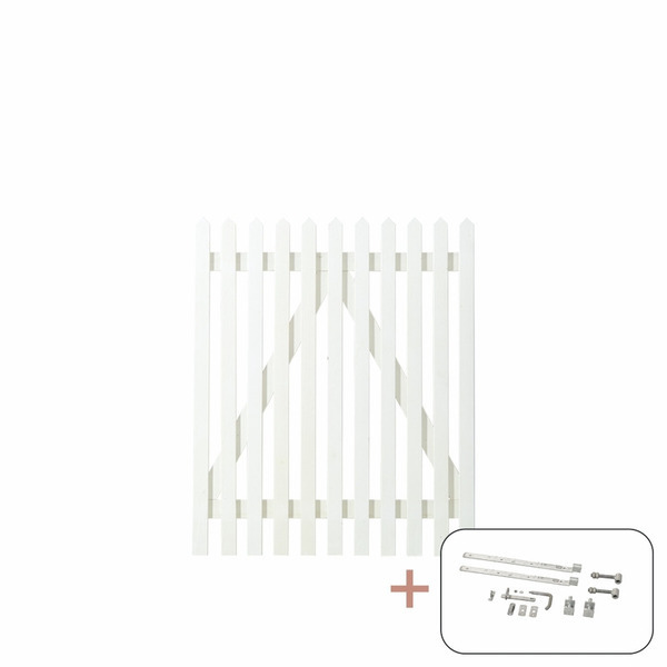 Skagen Lux - Stakit Hegn - Enkeltlåge - 100×120 cm